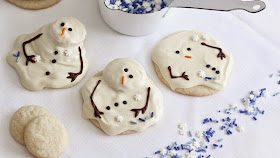 melting snowmen olaf cookies