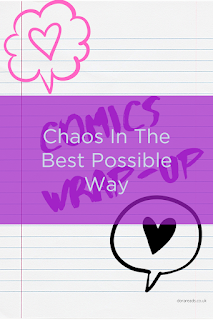 Title pinterest pin for 'chaos in the best possible way'