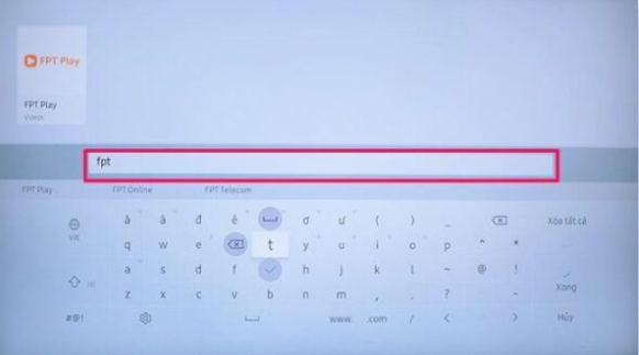 Cách tải FPT Play trên tivi Samsung