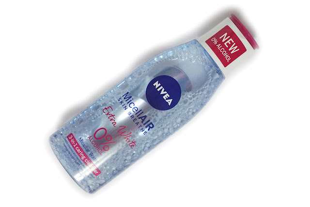 Nivea Extra White Micellar Water 0% Alcohol 3-in-1 Caring Cleanser 