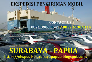 JASA EKSPEDISI PENGIRIMAN CARGO MOBIL (PICK UP TRUK COLT DIESEL/ CDD FUSO TRONTON TRAILER TANGKI DUMP TRUCK LOWBED CRANE)SURABAYA KE PAPUA [SORONG, MANOKWARI,WONDAMA, FAKFAK, KAIMANA, BINTUNI, BIAK, SERUI, NABIRE, AGATS, TIMIKA, WAMENA, SARMI, JAYAPURA, MERAUKE] MURAH, 