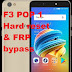Tecno F3 POP 1hard reset. Pattern removal and frp bypass