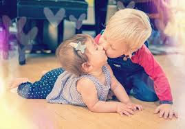 Top latest hd Baby Boy to Girl frist kiss images photos pic wallpaper free download 56