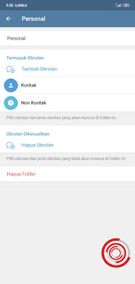 4. Pilih Edit untuk mengedit Folder