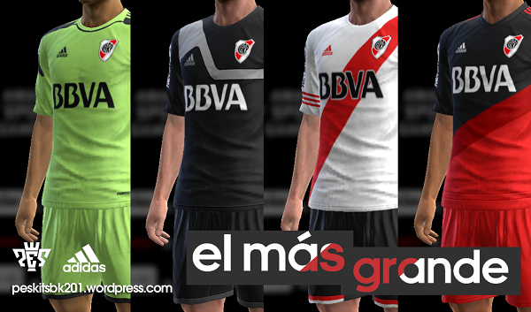 Update PES 2013 River Plate 2015 UPDATE Kits