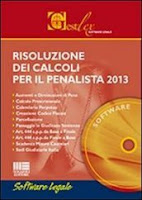 Risoluzione dei calcoli per il penalista 2013. CD-ROM