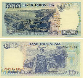 bentuk uang 1000 rupiah