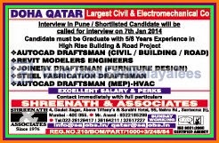 Doha Qatar Building & Road Project Jobs