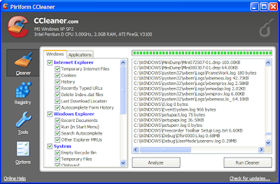 CCleaner cho phép Windows chạy nhanh hơn