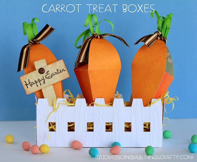 Carrot Patch Paper Garden | Easter Treat Boxes