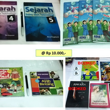 Buku Baru dan Jadul Harga Murmer