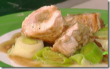 Tasca di tacchino ripiena ai porcini