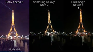 Perbandingan kamera Xperia Z vs Galaxy Note 2 vs Nexus 4