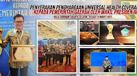 Pemkab Minut Raih UHC Award 2023, Peserta JKN Diatas 95 Persen