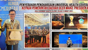 Pemkab Minut Raih UHC Award 2023, Peserta JKN Diatas 95 Persen