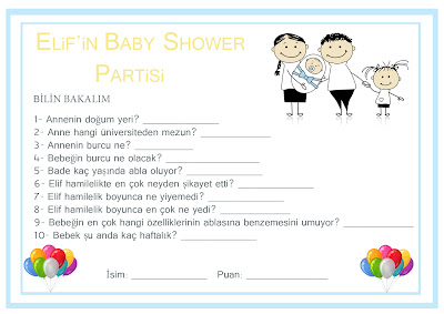 Baby Shower Parti Konsepti