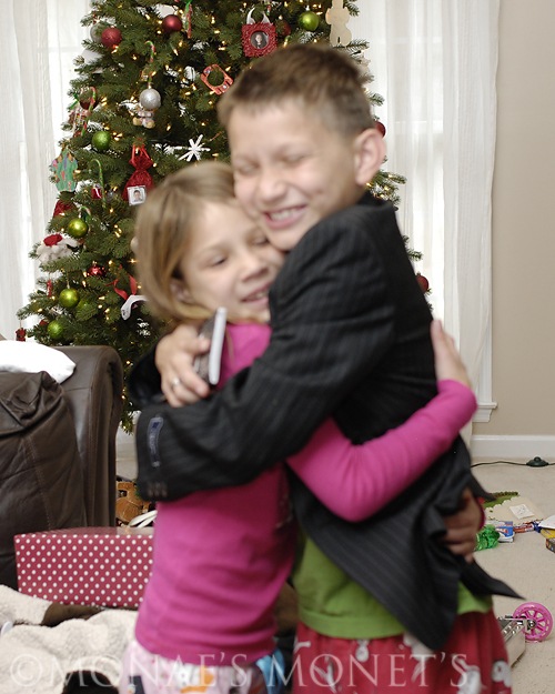 Austin and Brooke hugging blog