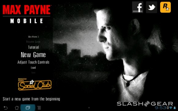 Max Payne Mobile Game on Android Devices