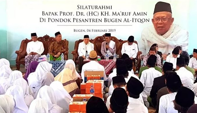 Kiai ma’ruf Ingin Pesantren Dapat 20 Persen Dana Pendidikan