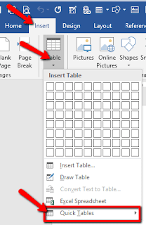  mudah dan mudah dibandingkan pada versi Microsoft Word sebelumnya 5 Teknik Membuat Tabel dalam Microsoft Word