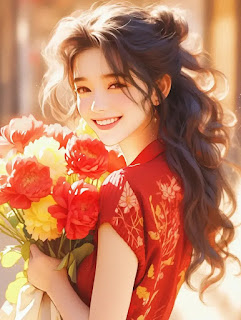 Chinese Spring Festival festive beauties make the New Year more festive!-13-lacecat