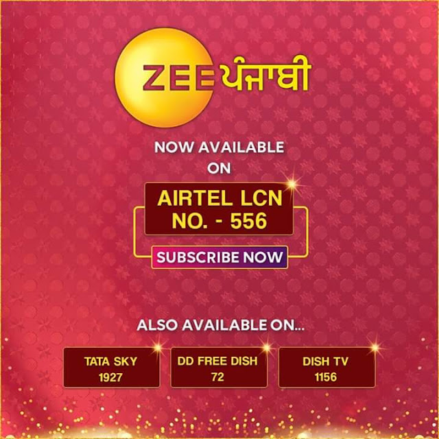 Zee Punjabi on DD Free Dish, Zee Punjabi added on Airtel Digital TV