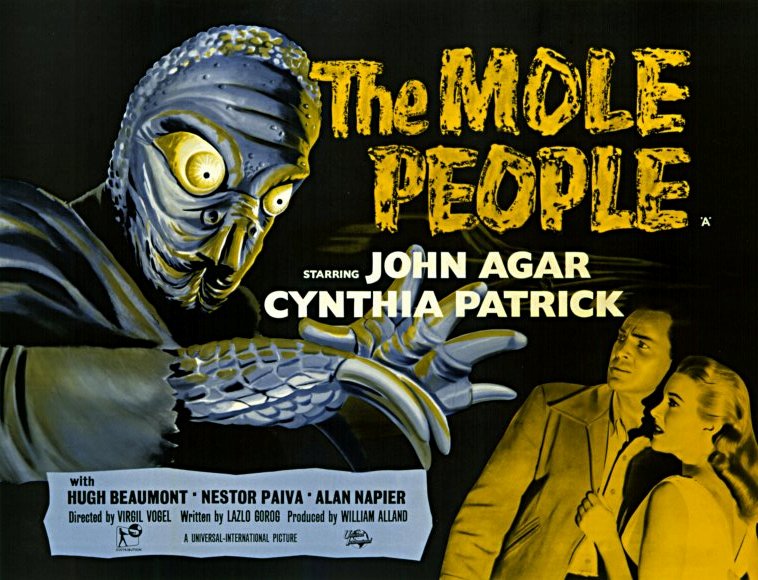 The Mole People movie poster