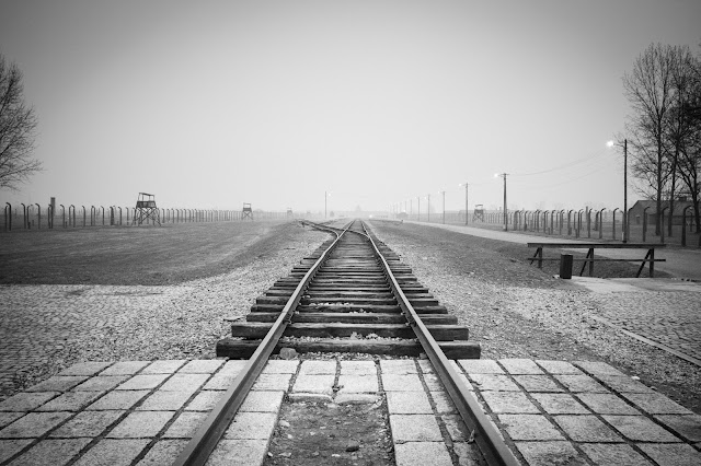 Binari del campo di concentramento di Birkenau