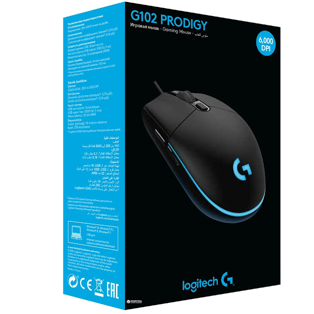 chuot gaming gia re logitech g102