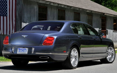 2012 Bentley Continental Flying Spur Speed Sedan Rear Exterior - Rear Back