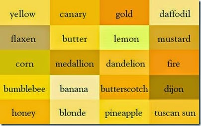 Colours Label - 03 Yellow Range