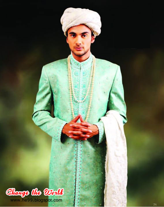 Muslim Wear  Mens Sherwani  male Salwar kameez - B & G 