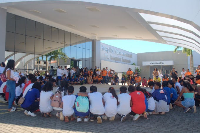 Tupinambá realizam “Porancy” no Materno-Infantil para comemorar primeiro hospital especializado em atendimento indígena da Bahia