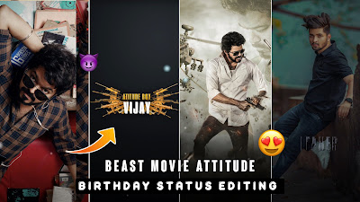 Beast Full Attitude Killer | Happy Birthday | New Alight Motion Status Editing Tutorial 4K HD