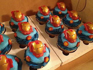 Cupcakes Iron Man, parte 1