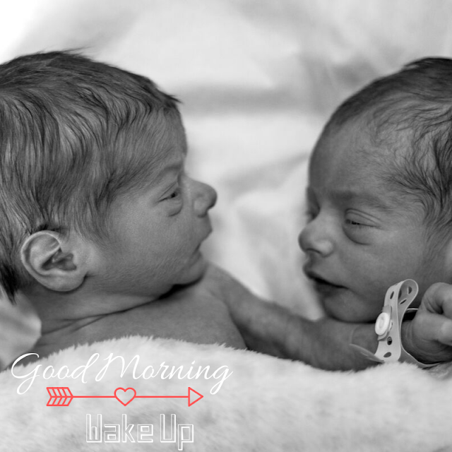 Two Baby Good Morning Images 