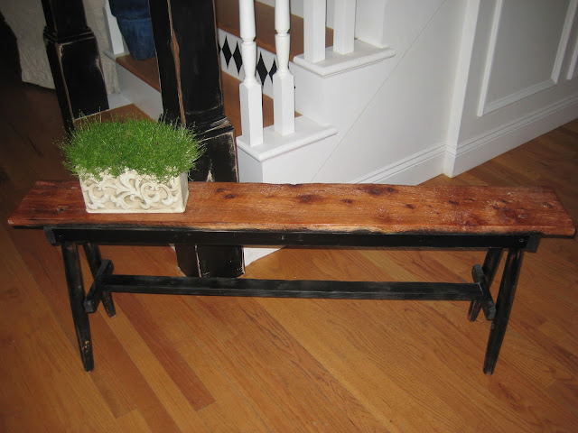 Benches Made From Old Barn Wood