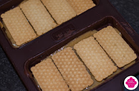 Tablette biscuitée, chocolat et caramel maison