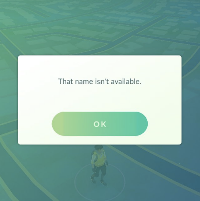 Mengatasi Error Nickname Isn’t Available Pokemon GO image