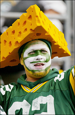  wear a communitys cheeseheads Wedge of his cheesehead hat grandson has 