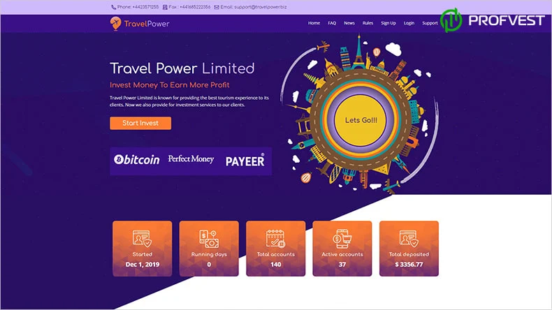 Travel Power Limited обзор и отзывы HYIP-проекта