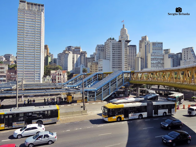 Vista de parte do Terminal Parque Dom Pedro II - Centro Histórico de São Paulo