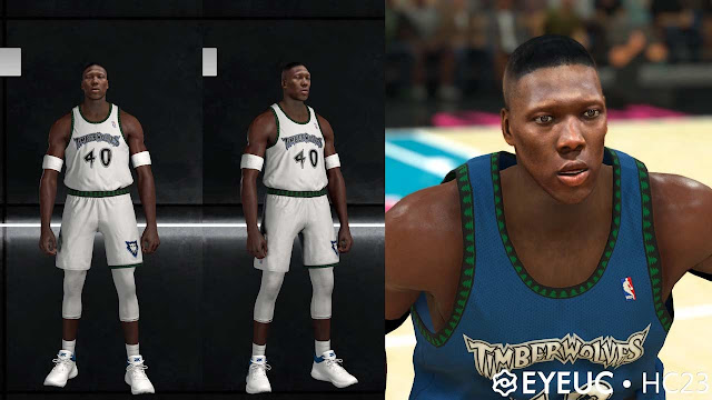 NBA 2K24 Ervin Johnson Cyberface & Body Update