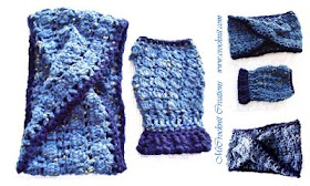 free crochet patterns, how to crochet, mobius, mittens, headbands, scarves,