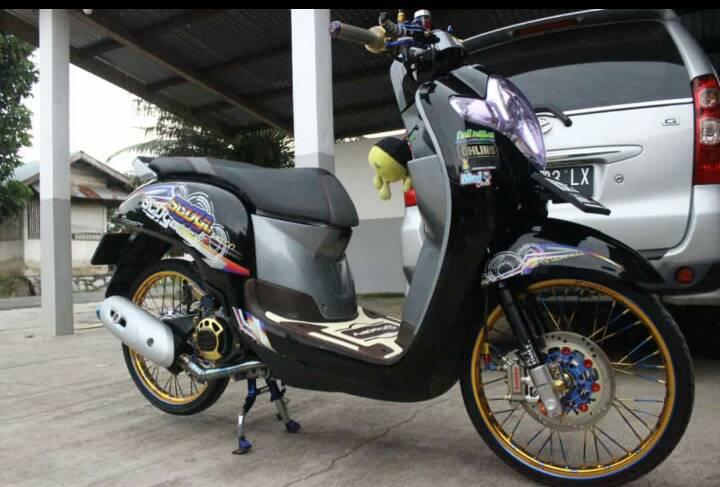 100 Gambar Modifikasi Motor Scoopy Terbaru 2019 Keren 