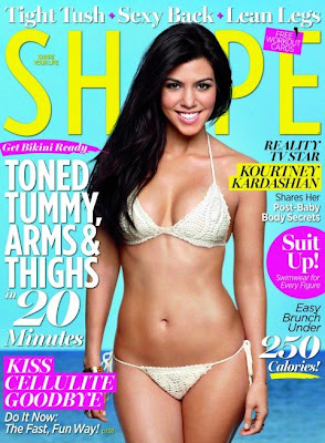 Kourtney Kardashian For Shape Magazine