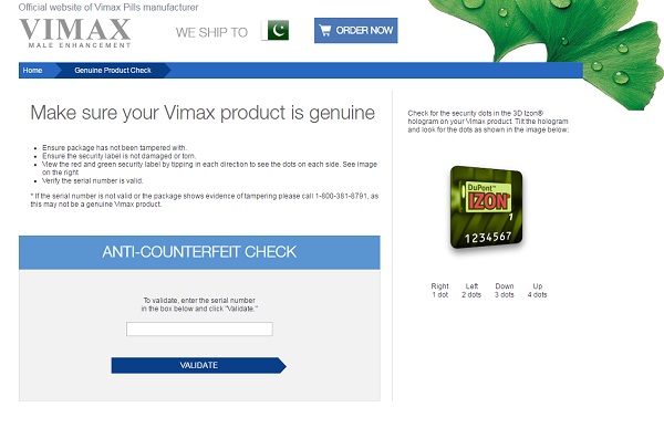 Original Vimax in Pakistan