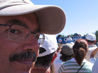 John Lichty at the Barack Obama rally in Grand Junction on September 15, 2008