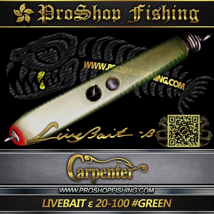carpenter LIVEBAIT ε 20-100 #GREEN.4