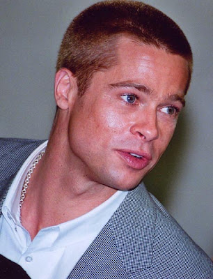 Buzz cut hairstyle from Brad Pitt